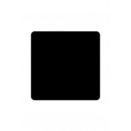 vloerplaat vierkant zwart met afgeronde hoeken
